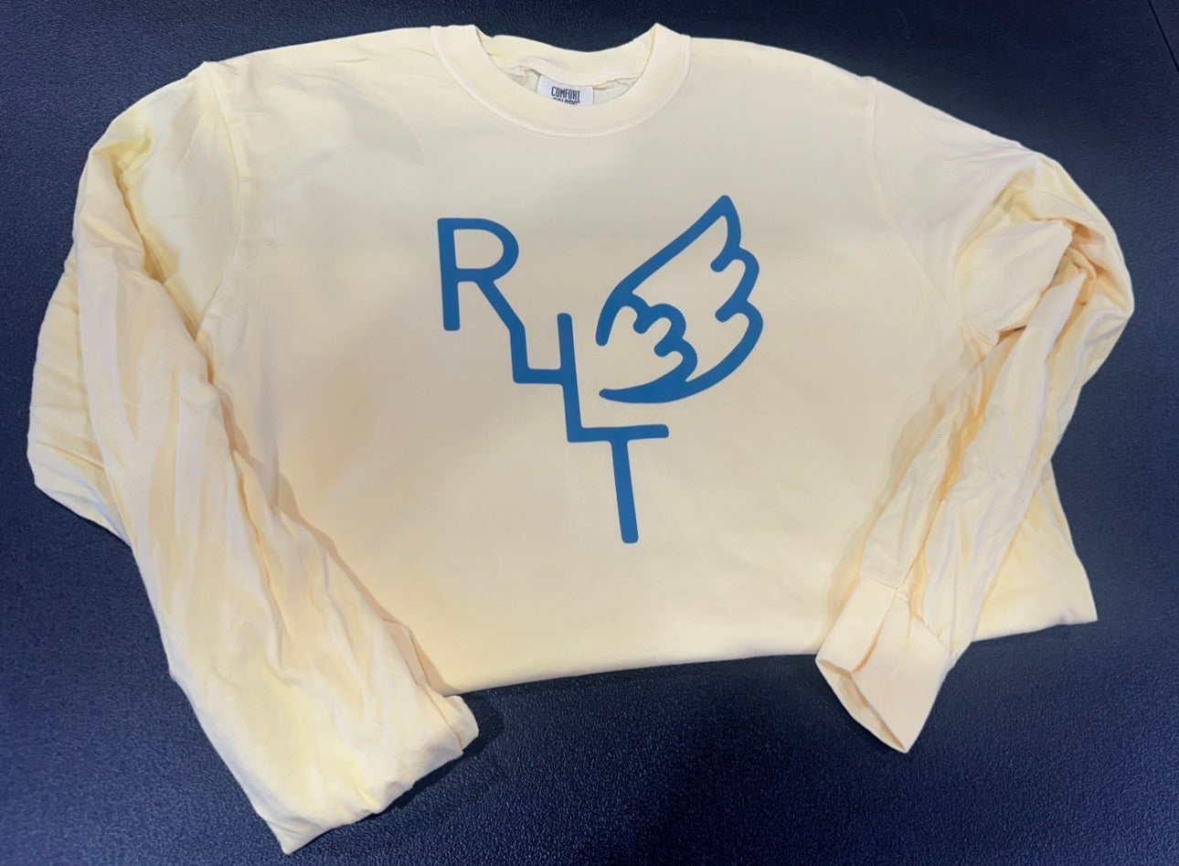 R4T Logo Comfort Colors Long Sleeve - Banana