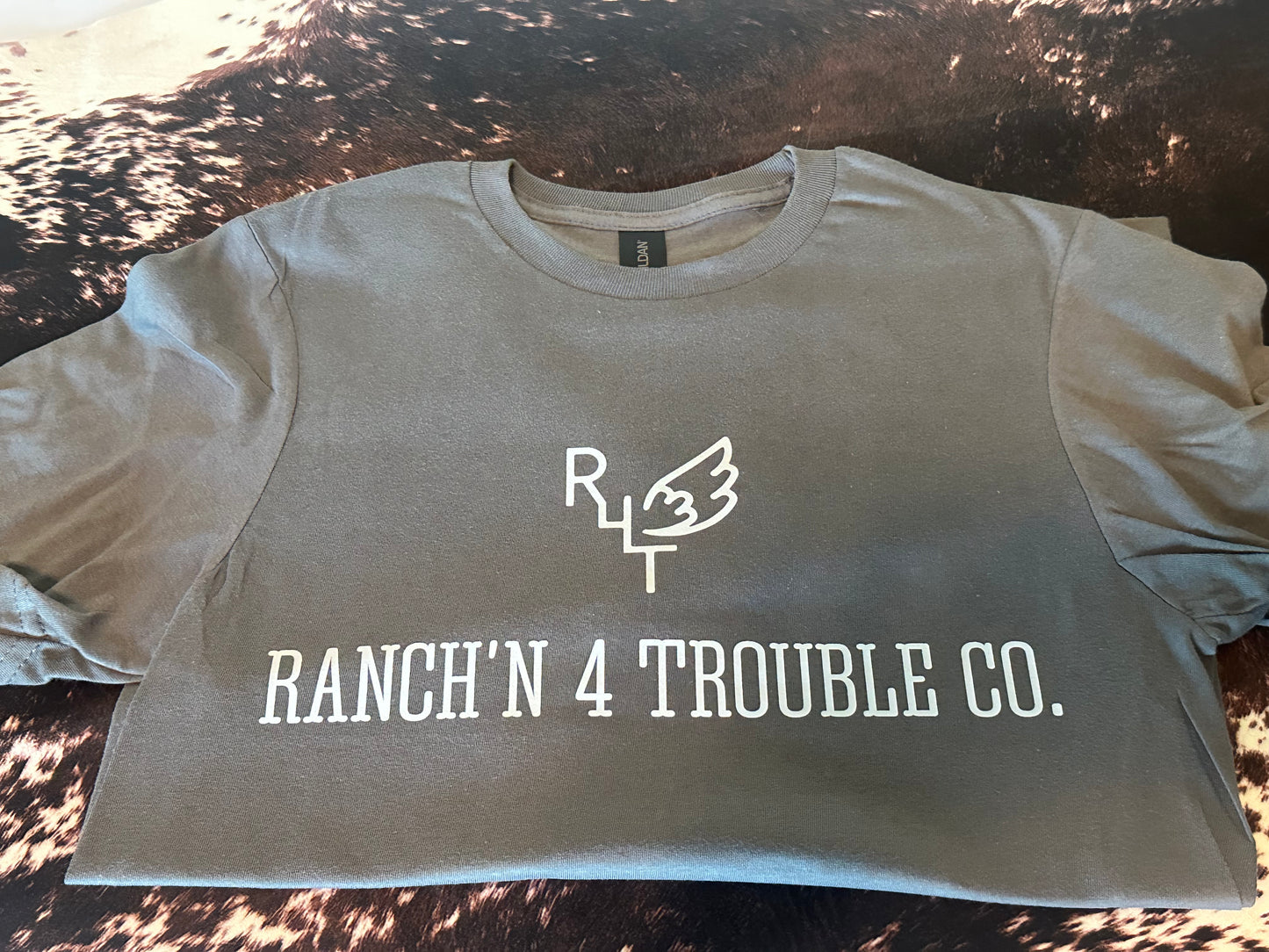 R4T Logo Short Sleeve - Charcoal w/ White Logo