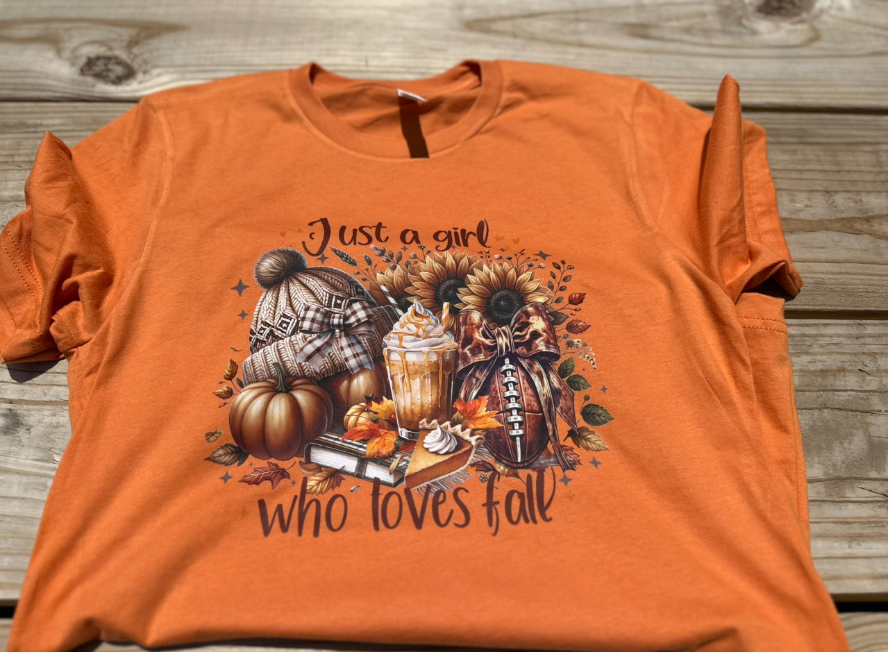 Just A Girl Who Loves Fall - Short Sleeve