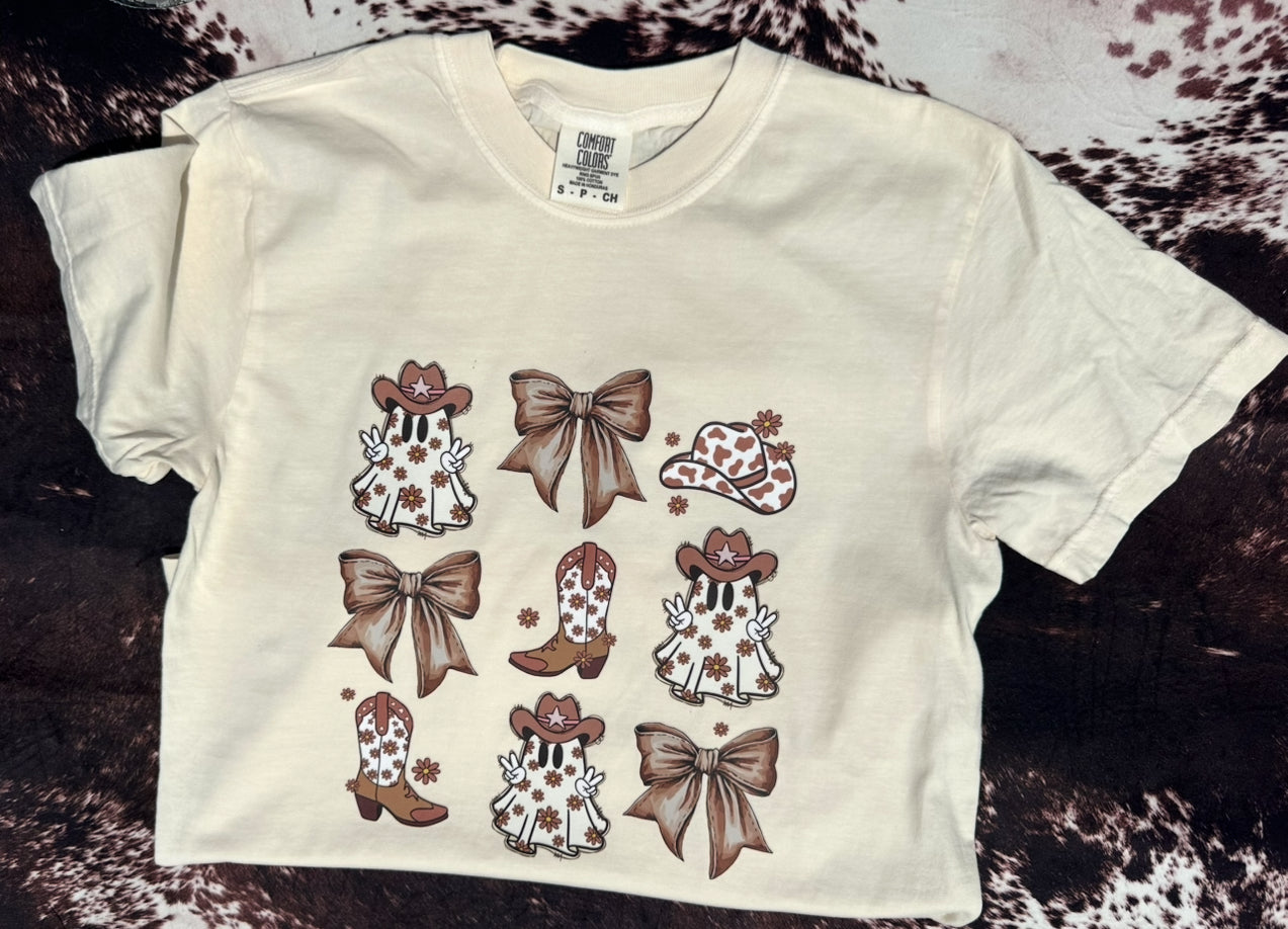 Halloween Cowboy Ghost - Short Sleeve