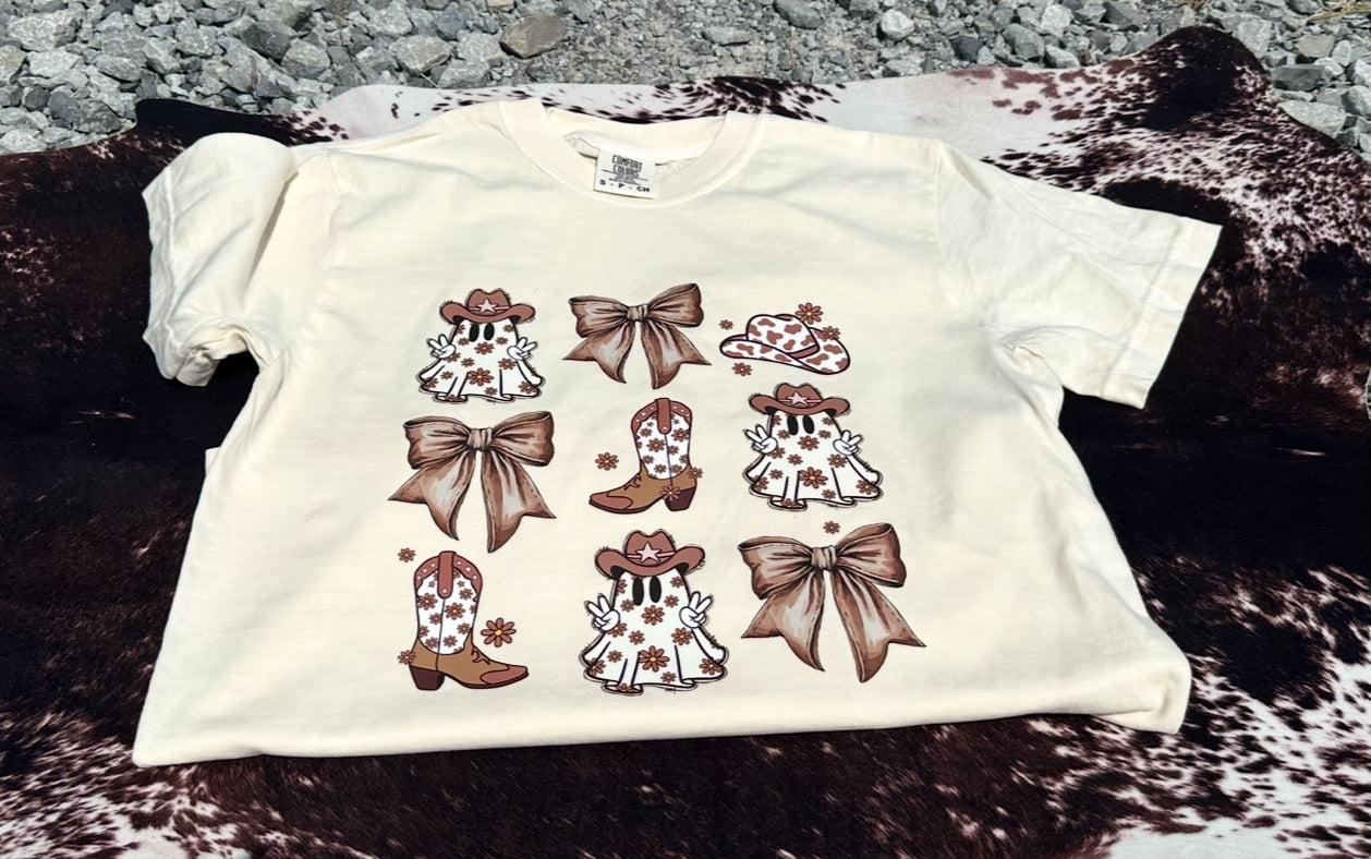 Halloween Cowboy Ghost - Short Sleeve