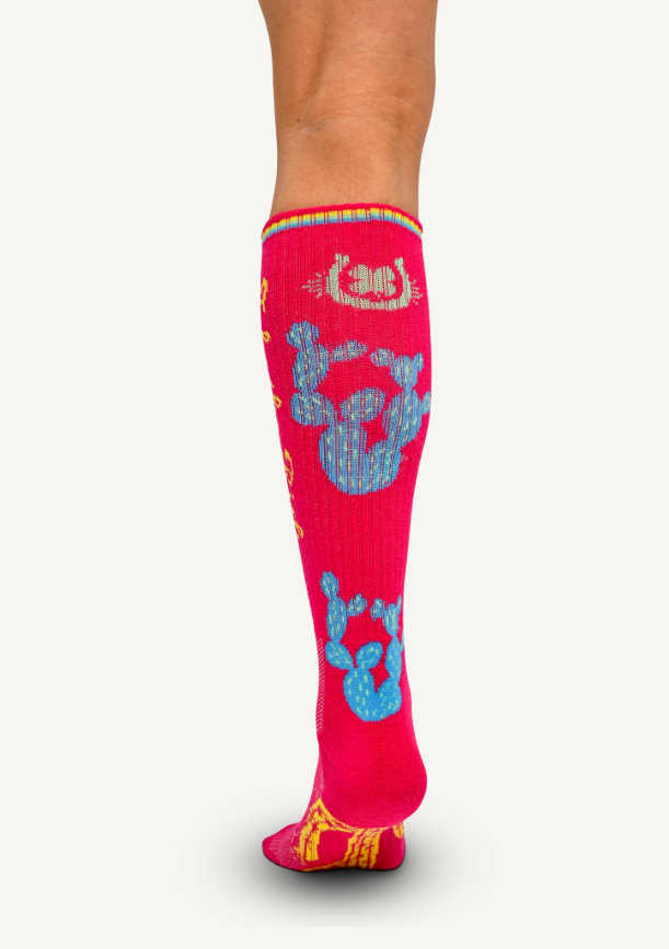 Take the Risk Hot Pink Performance Socks