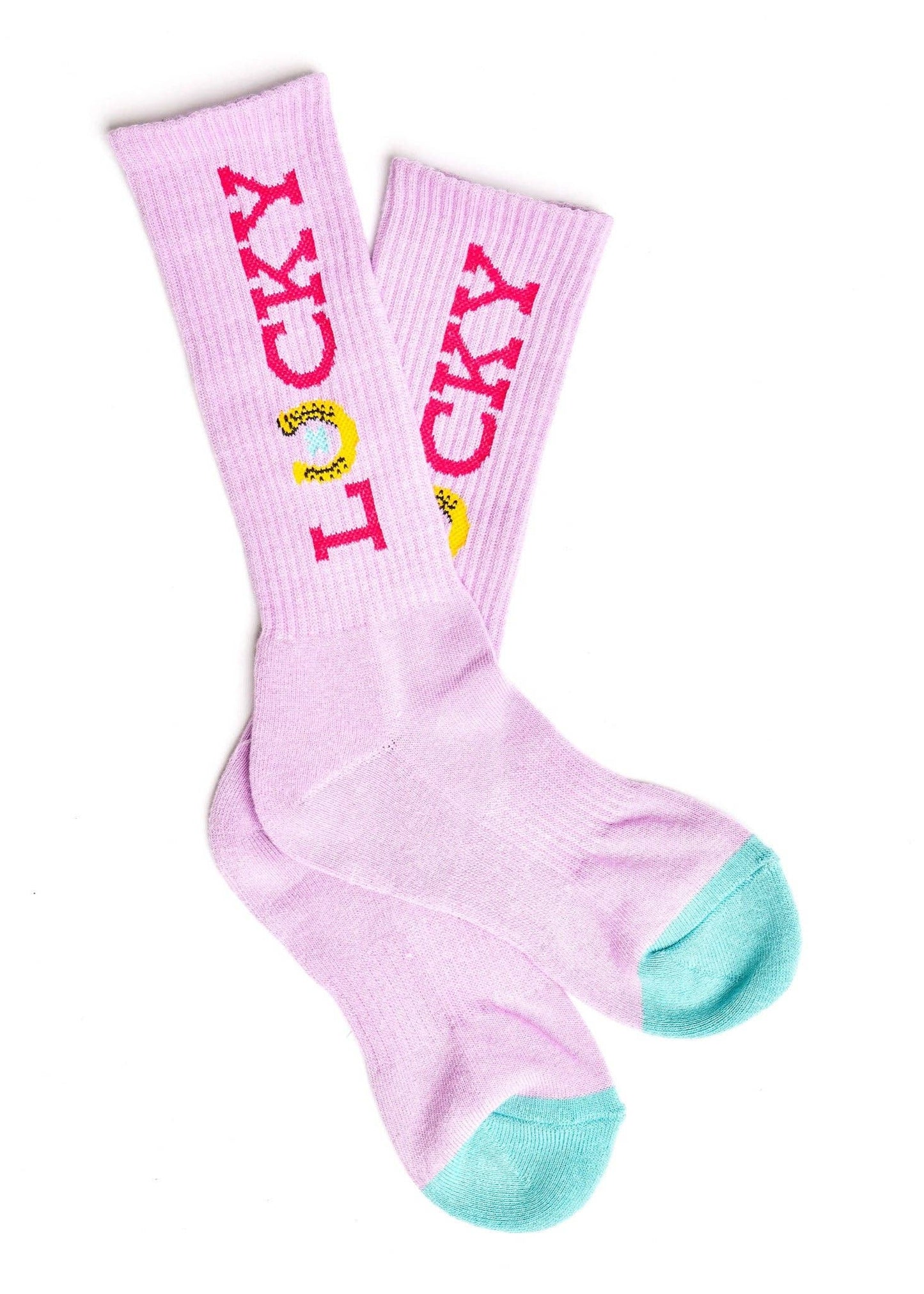 Lucky Lavender Light Pink Performance Socks