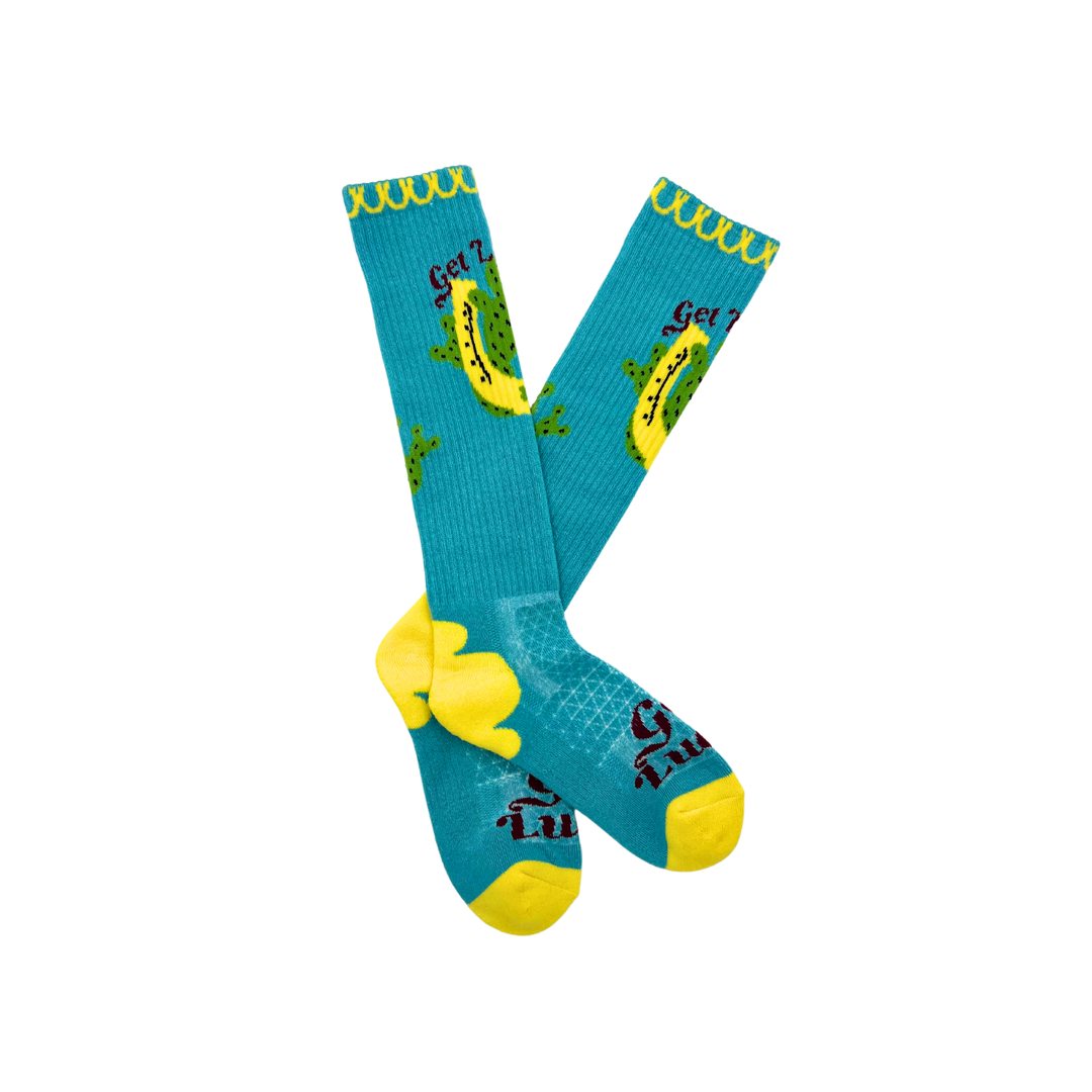 Get Lucky Aqua Performance Socks