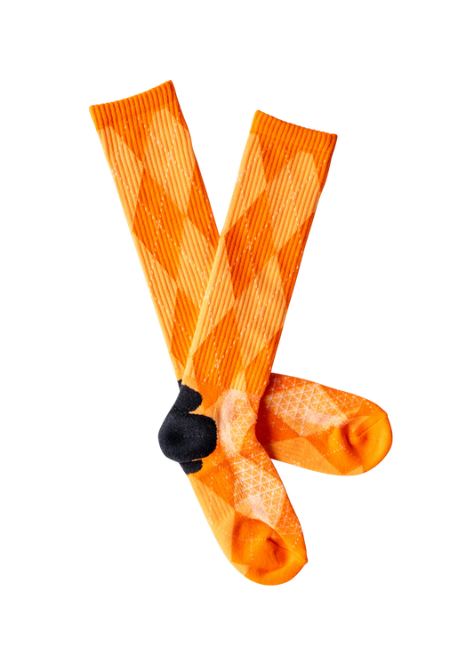 Orange Outlaw Performance Boot Socks