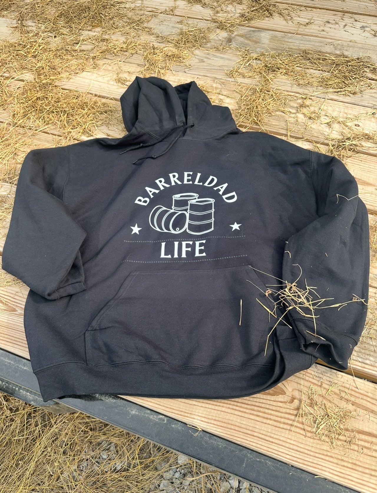 Barreldad Hooded Sweatshirt - Black