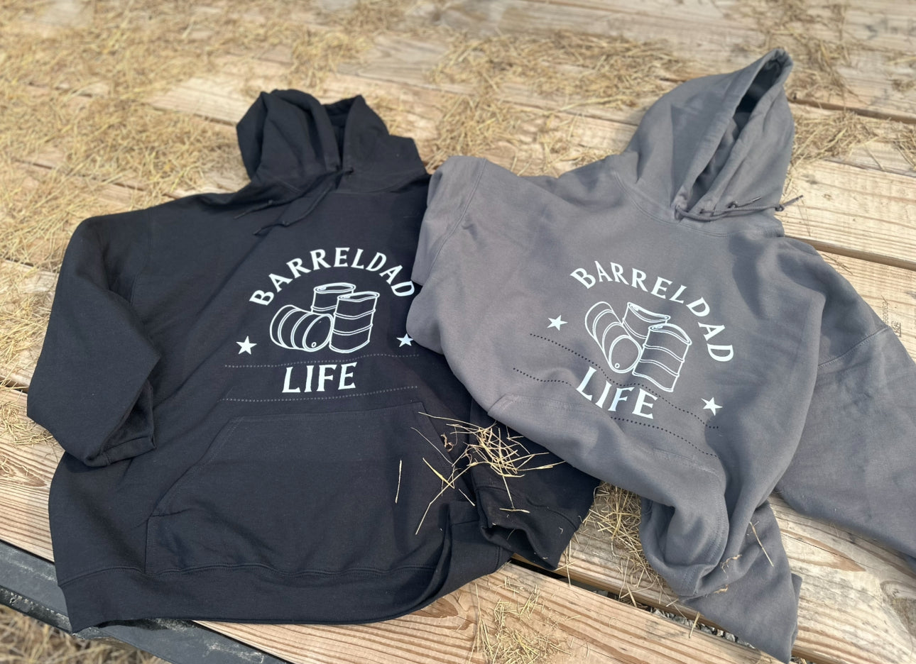 Barreldad Hooded Sweatshirt - Black