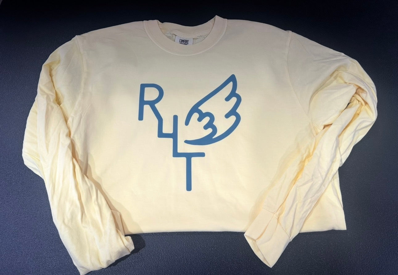 R4T Logo Comfort Colors Long Sleeve - Banana