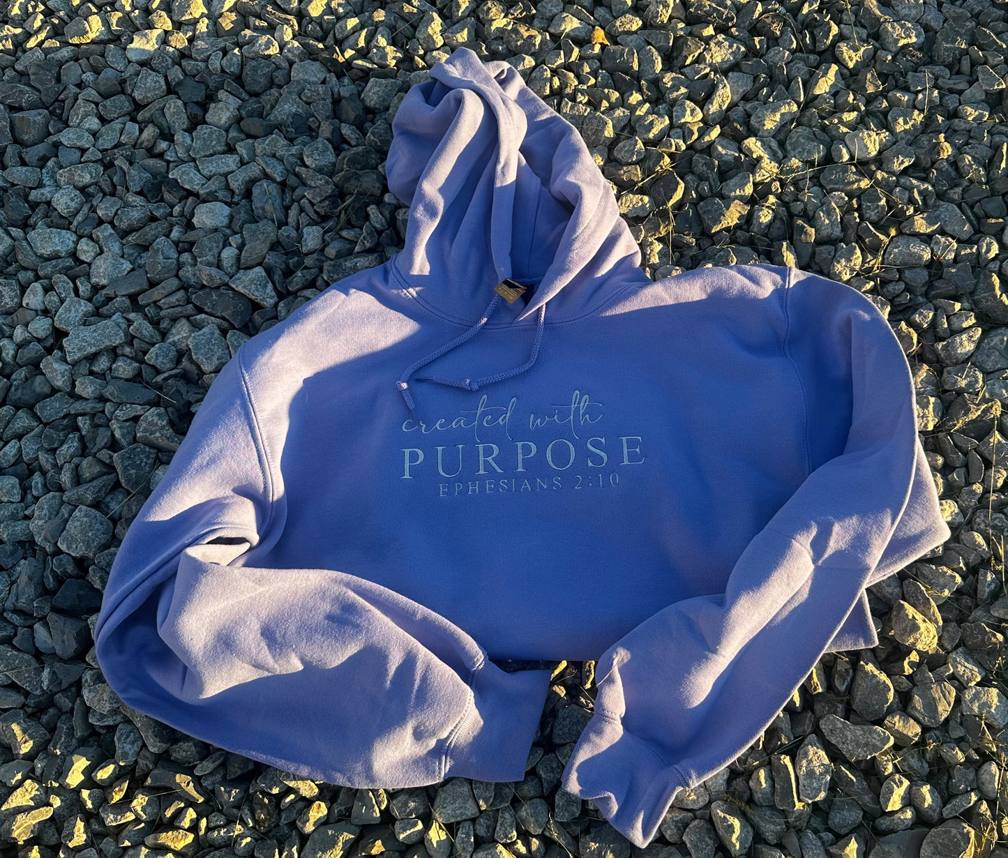 created with PURPOSE - PREORDER Hoodie & Crewneck.  Preorders close November 15th