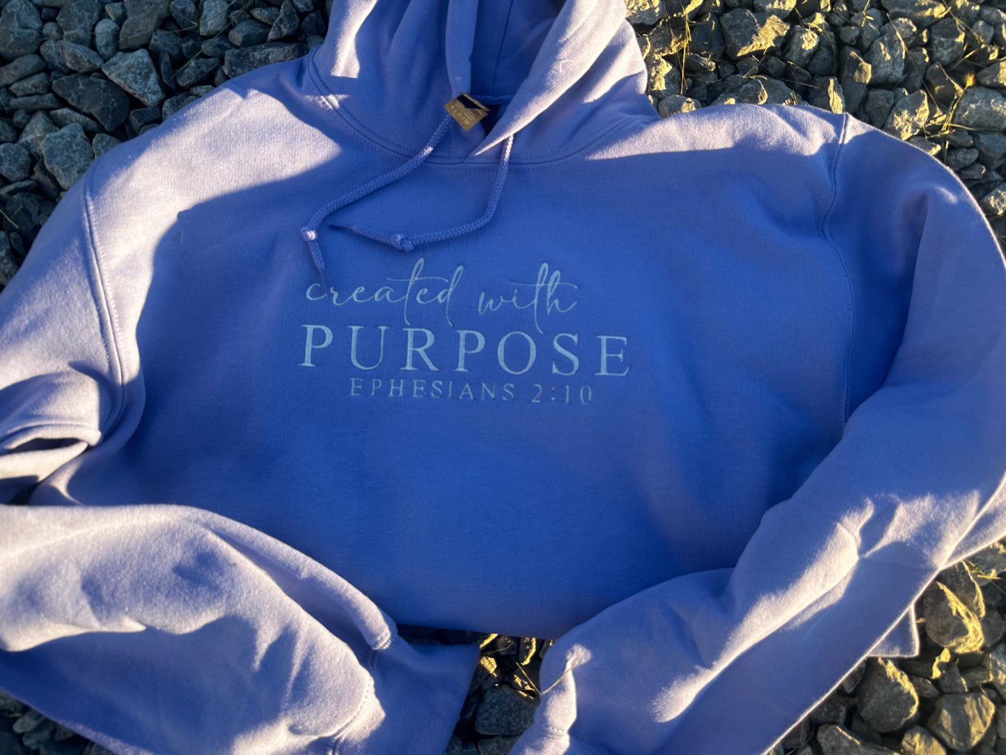 created with PURPOSE - PREORDER Hoodie & Crewneck.  Preorders close November 15th