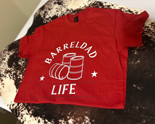 Barreldad Life Short Sleeve - Cardinal