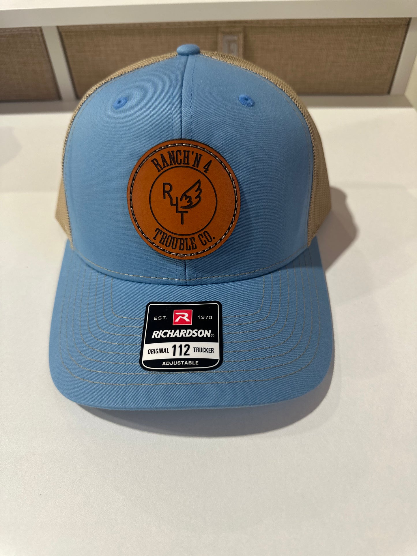 R4T Logo Hat - Columbia/Khaki