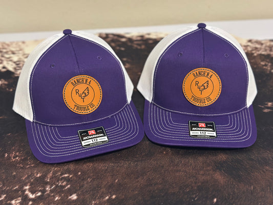 R4T Logo Hat - Purple/White