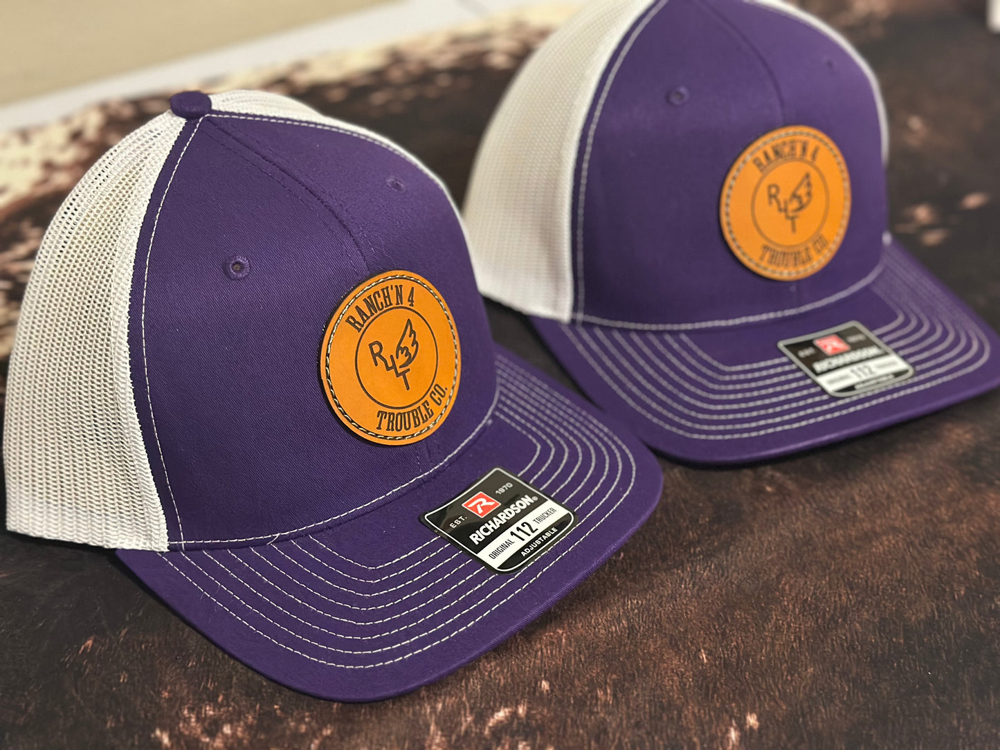 R4T Logo Hat - Purple/White