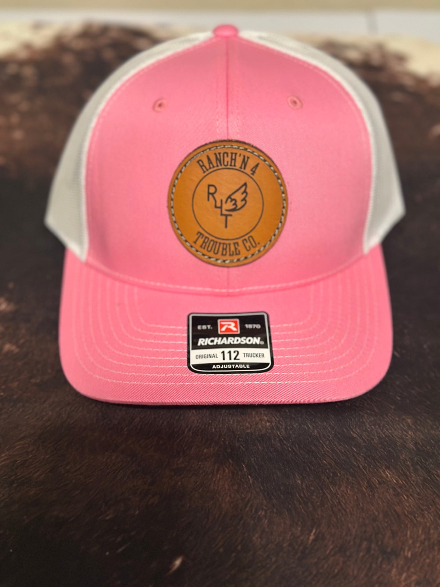 R4T Logo Hat - Pink/White