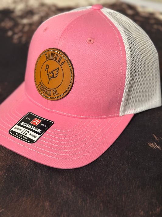 R4T Logo Hat - Pink/White