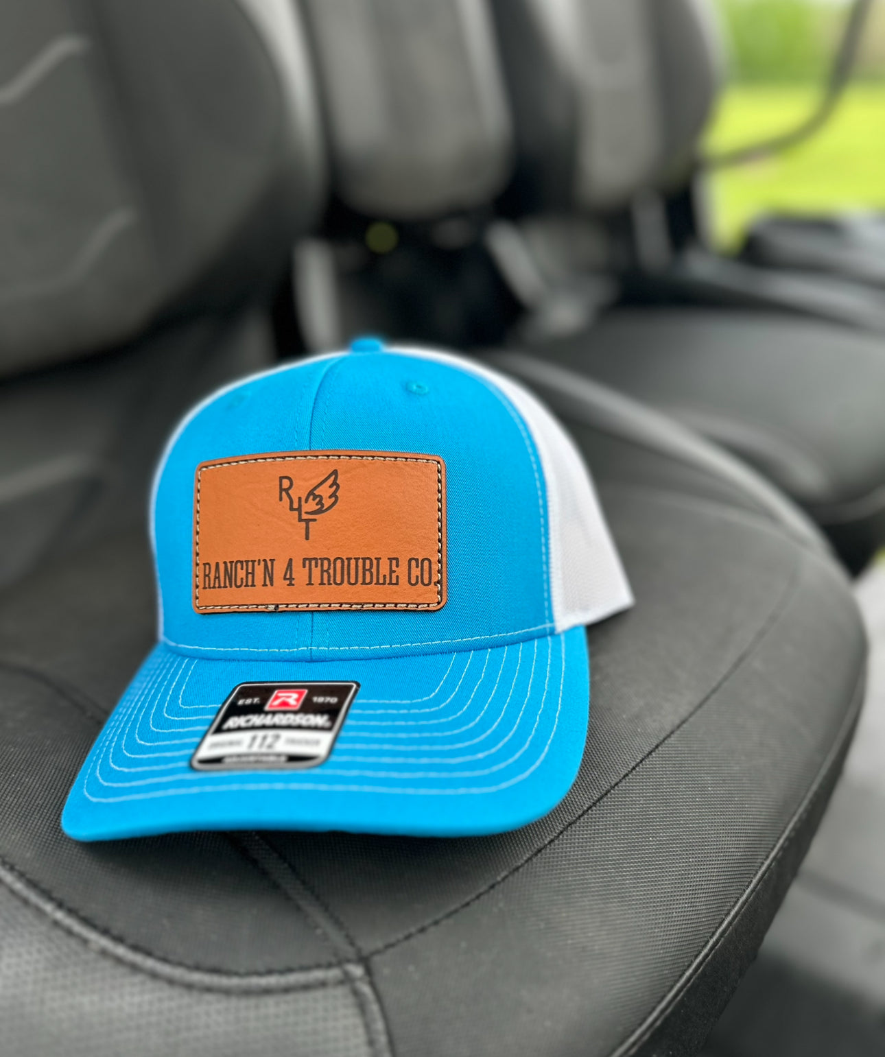 R4T Logo Hat - Cyan/White