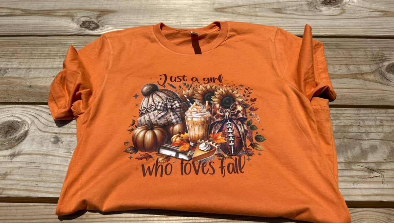 Just A Girl Who Loves Fall - Short Sleeve
