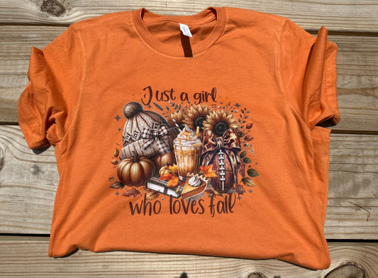 Just A Girl Who Loves Fall - Short Sleeve
