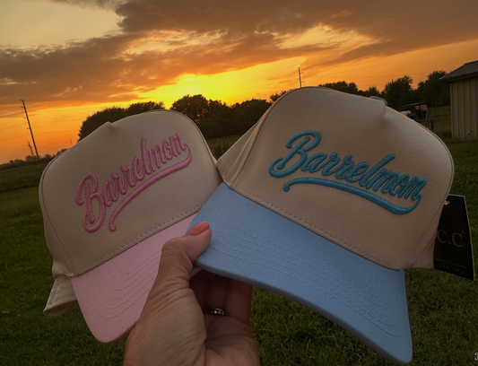 Barrelmom Embroidered Puff Hat