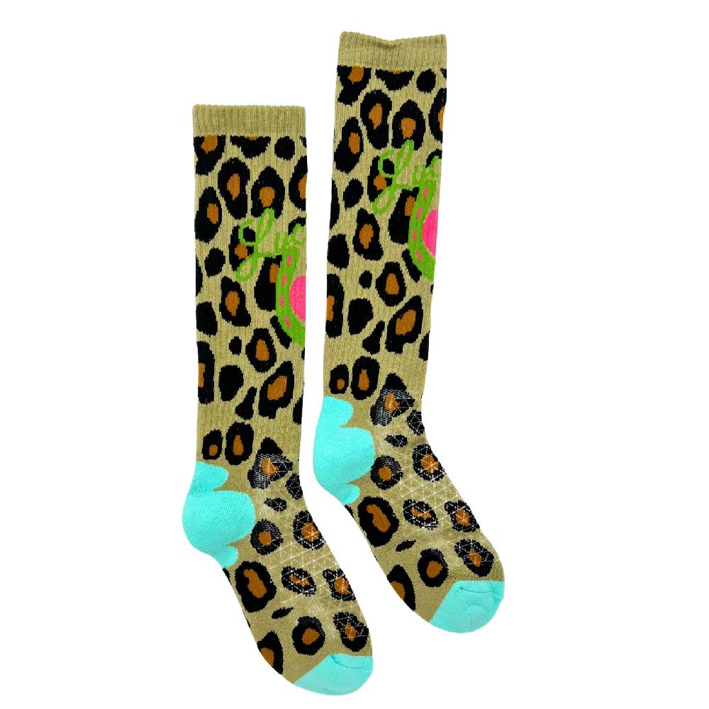 Lucky Leopard Performance Socks