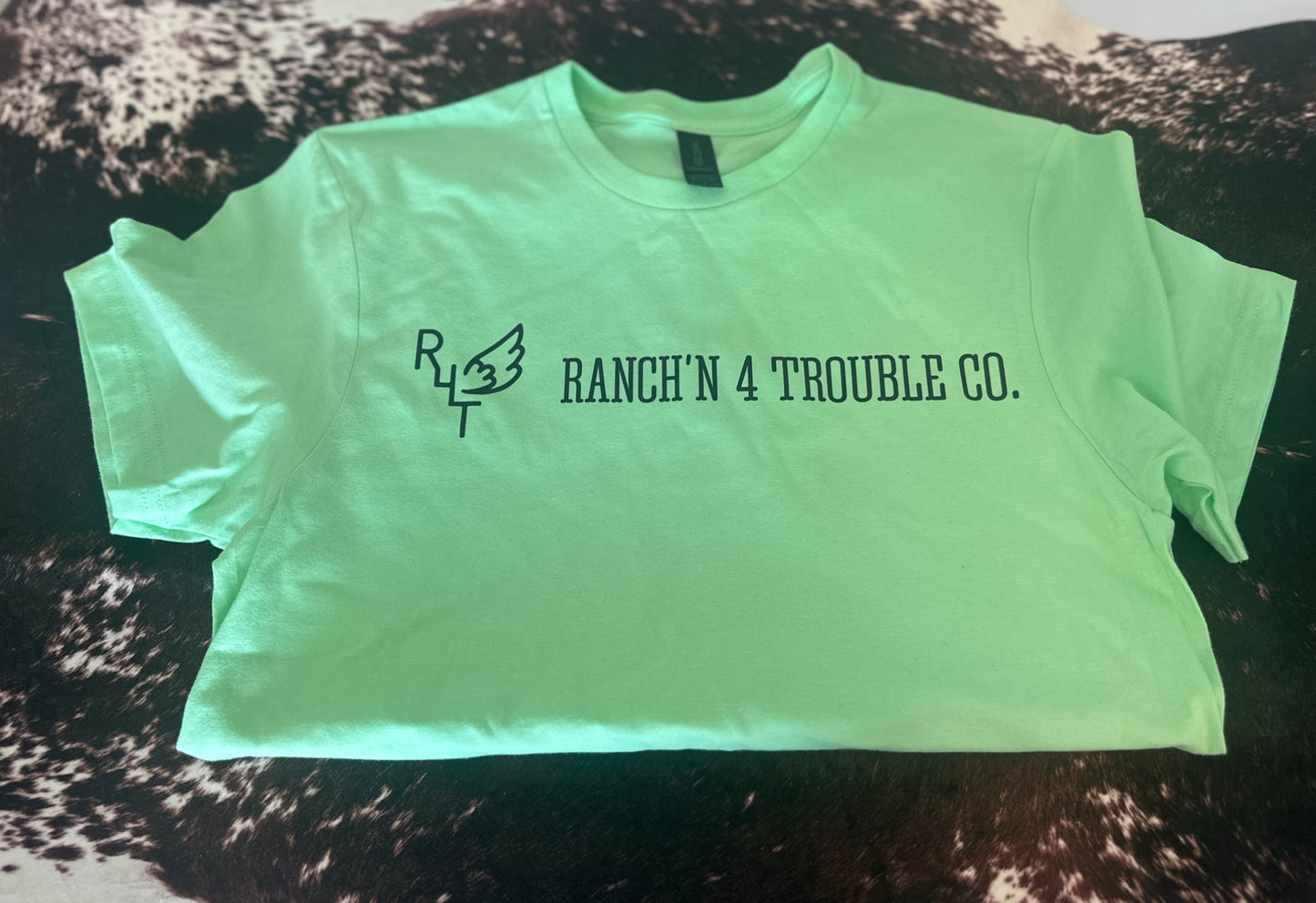 R4T Logo Short Sleeve - Mint w/ Black Logo